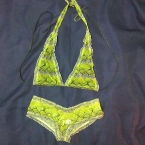 See through Camo bikini